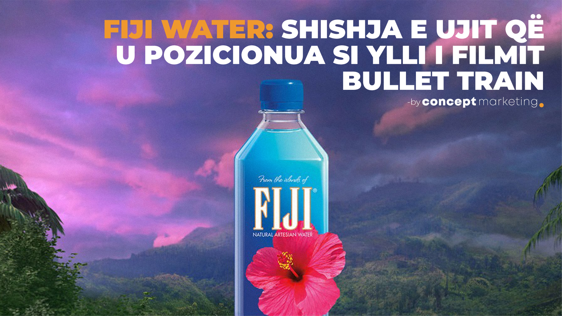 Fiji Water: Shishja e ujit që u pozicionua si ylli i filmit Bullet Train